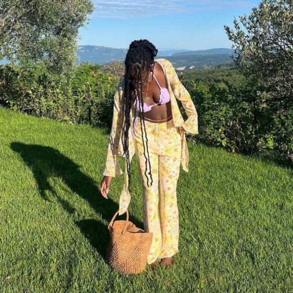 Miss Lola Floral Yellow Jumpsuit - Picture 6 of 11